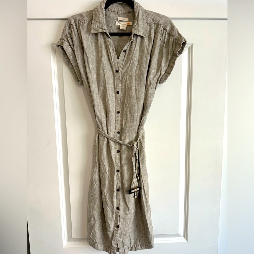 C&C California Linen Dress